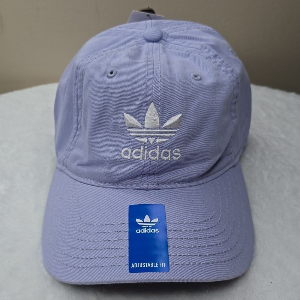 NWT Adidas Relaxed Strap-Back Hat Violet Tone Purple OS